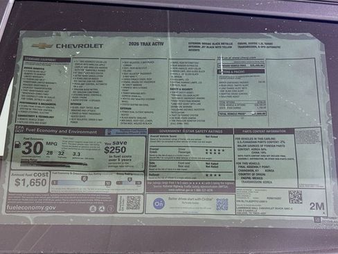 New 2026 Chevrolet Trax ACTIV w/ Driver Confidence Package FWD image 19