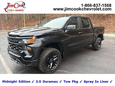 New 2026 Chevrolet Silverado 1500 Custom Trail Boss w/ Midnight Edition image 1