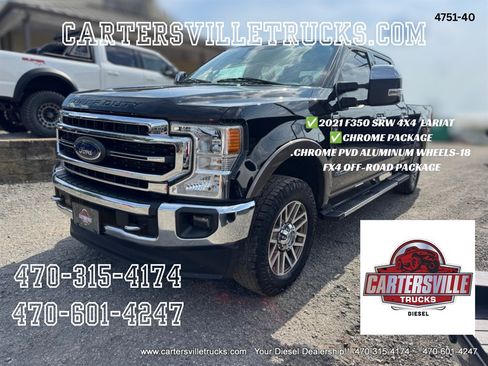 Used 2021 Ford F350 Lariat w/ Chrome Package AWD/4WD image 1