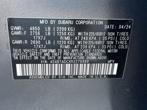 Used 2024 Subaru Outback Premium AWD/4WD image 26