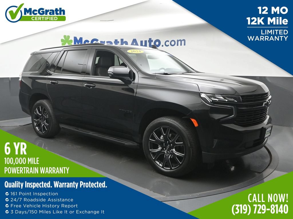 Used 2024 Chevrolet Tahoe RST w/ Luxury Package AWD/4WD image 1