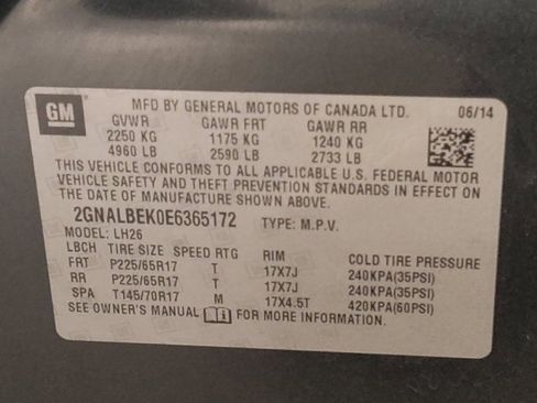 Used 2014 Chevrolet Equinox LT w/ Driver Convenience Package image 33