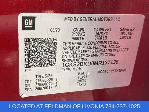 Used 2021 GMC Yukon SLT w/ SLT Luxury Plus Package image 34