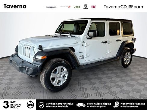 Used 2021 Jeep Wrangler Unlimited Sport image 1