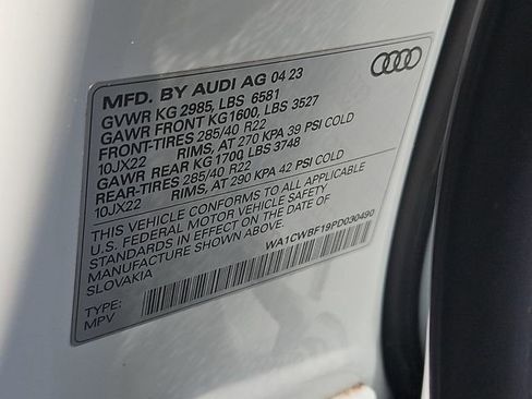 Used 2023 Audi SQ8 Prestige w/ Prestige Package image 30