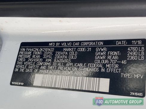 Used 2019 Volvo XC40 T4 Inscription FWD image 34