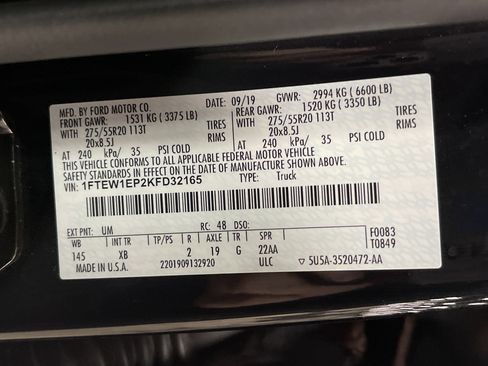 Used 2019 Ford F150 XLT w/ Equipment Group 302A Luxury image 28