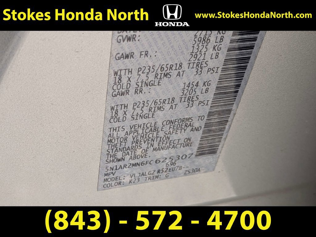 Used 2015 Nissan Pathfinder SL w/ SL Premium Package FWD image 10