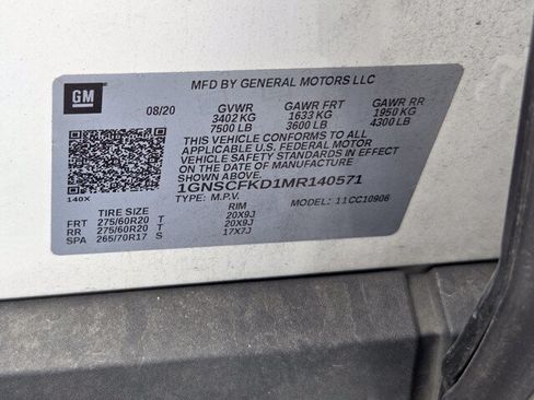 Used 2021 Chevrolet Suburban Premier RWD image 31