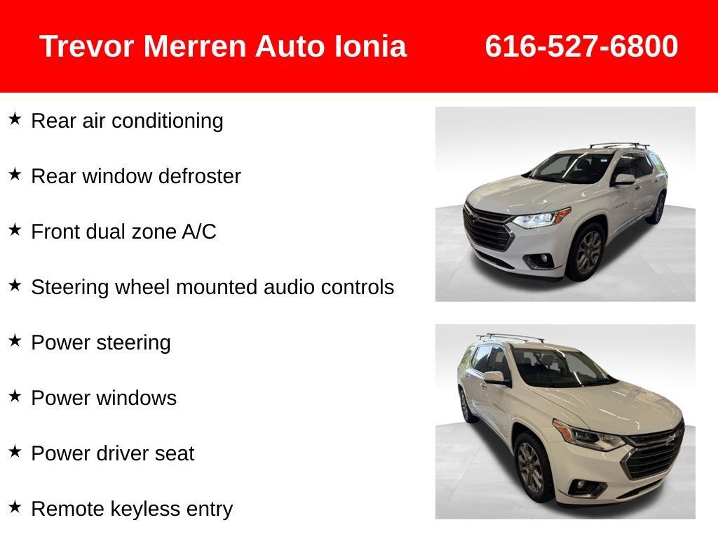 Used 2021 Chevrolet Traverse Premier w/ LPO, Floor Liner Package AWD/4WD image 38