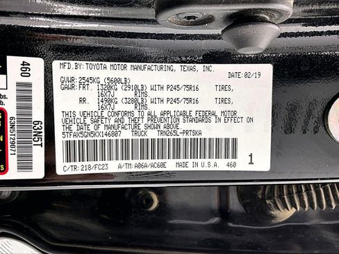 Used 2019 Toyota Tacoma SR5 image 36