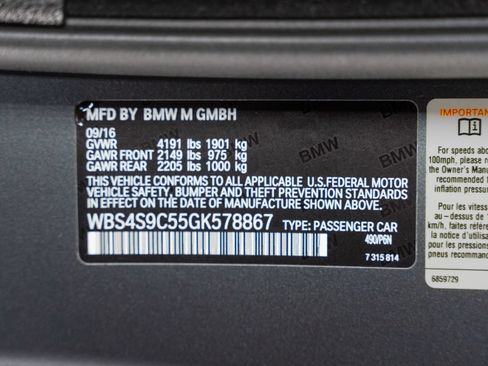 Used 2016 BMW M4 GTS RWD image 59