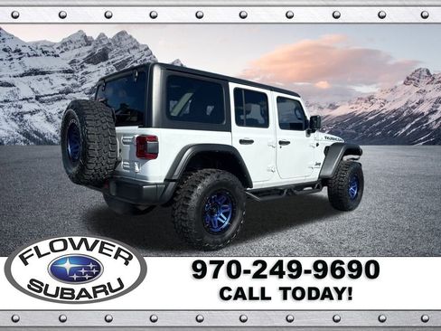Used 2021 Jeep Wrangler Unlimited Rubicon 4xe w/ Cold Weather Group image 7