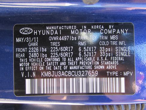 Used 2012 Hyundai Tucson GLS FWD image 31