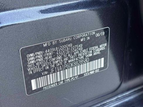 Used 2019 Subaru WRX Limited AWD/4WD image 33