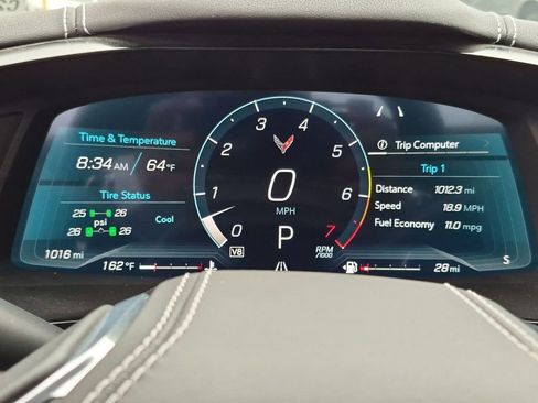 Certified 2025 Chevrolet Corvette Stingray Convertible w/ Z51 Performance Package RWD image 3