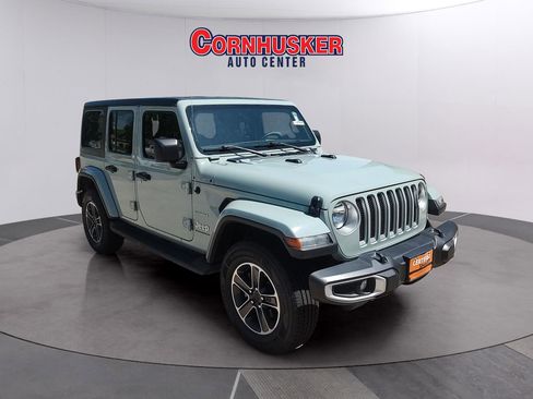 Used 2023 Jeep Wrangler Unlimited Sahara w/ Cold Weather Group AWD/4WD image 1