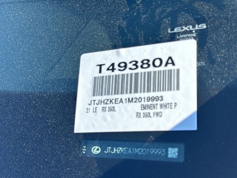 Used 2021 Lexus RX 350L FWD w/ Premium Package image 40