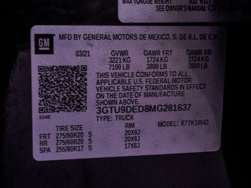 Used 2021 GMC Sierra 1500 SLT w/ SLT Premium Plus Package image 37