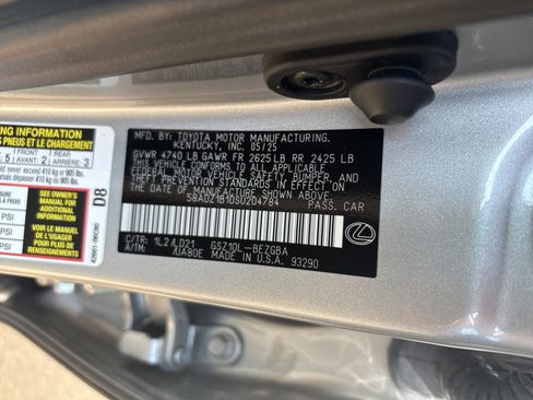 Used 2025 Lexus ES 350 w/ Premium Package FWD image 35