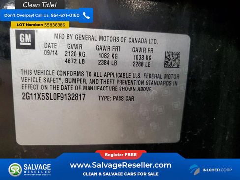 Used 2015 Chevrolet Impala LS FWD image 16