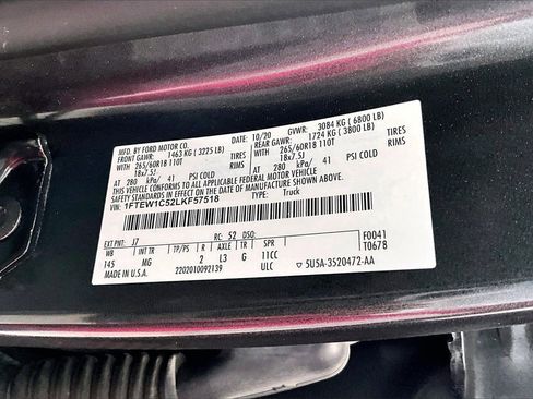 Used 2020 Ford F150 XLT w/ Equipment Group 302A Luxury image 8