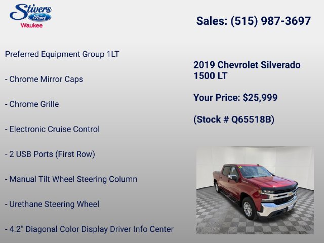 Used 2019 Chevrolet Silverado 1500 LT w/ All-Star Edition AWD/4WD image 22