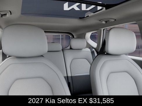 New 2027 Kia Seltos EX w/ EX Panoramic Sunroof Package FWD image 28