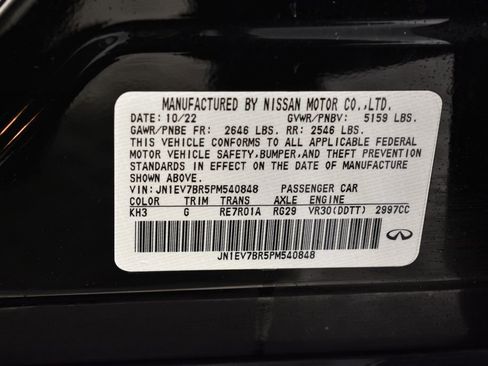 Used 2023 INFINITI Q50 Luxe w/ Cargo Package image 40