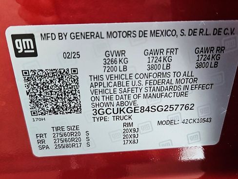 Used 2025 Chevrolet Silverado 1500 LTZ w/ LTZ Premium Package AWD/4WD image 27