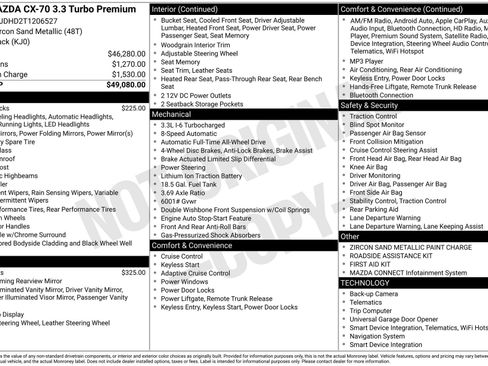 New 2026 MAZDA CX-70 3.3 Turbo w/ Premium Package image 38