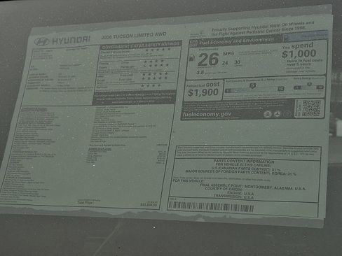 New 2026 Hyundai Tucson Limited image 3