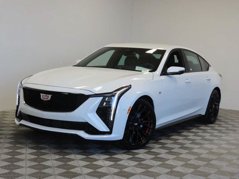 Used 2025 Cadillac CT5 Sport w/ LPO, Red Accent Package RWD image 1