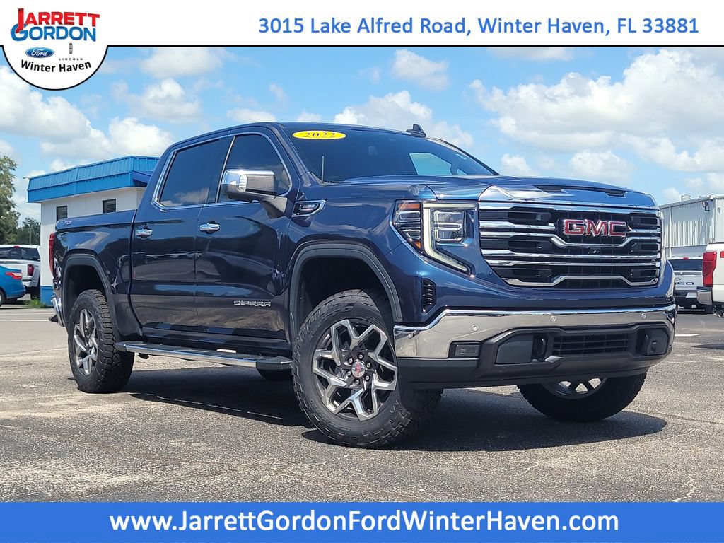 Used 2022 GMC Sierra 1500 SLT w/ SLT Premium Plus Package AWD/4WD 360° Tour