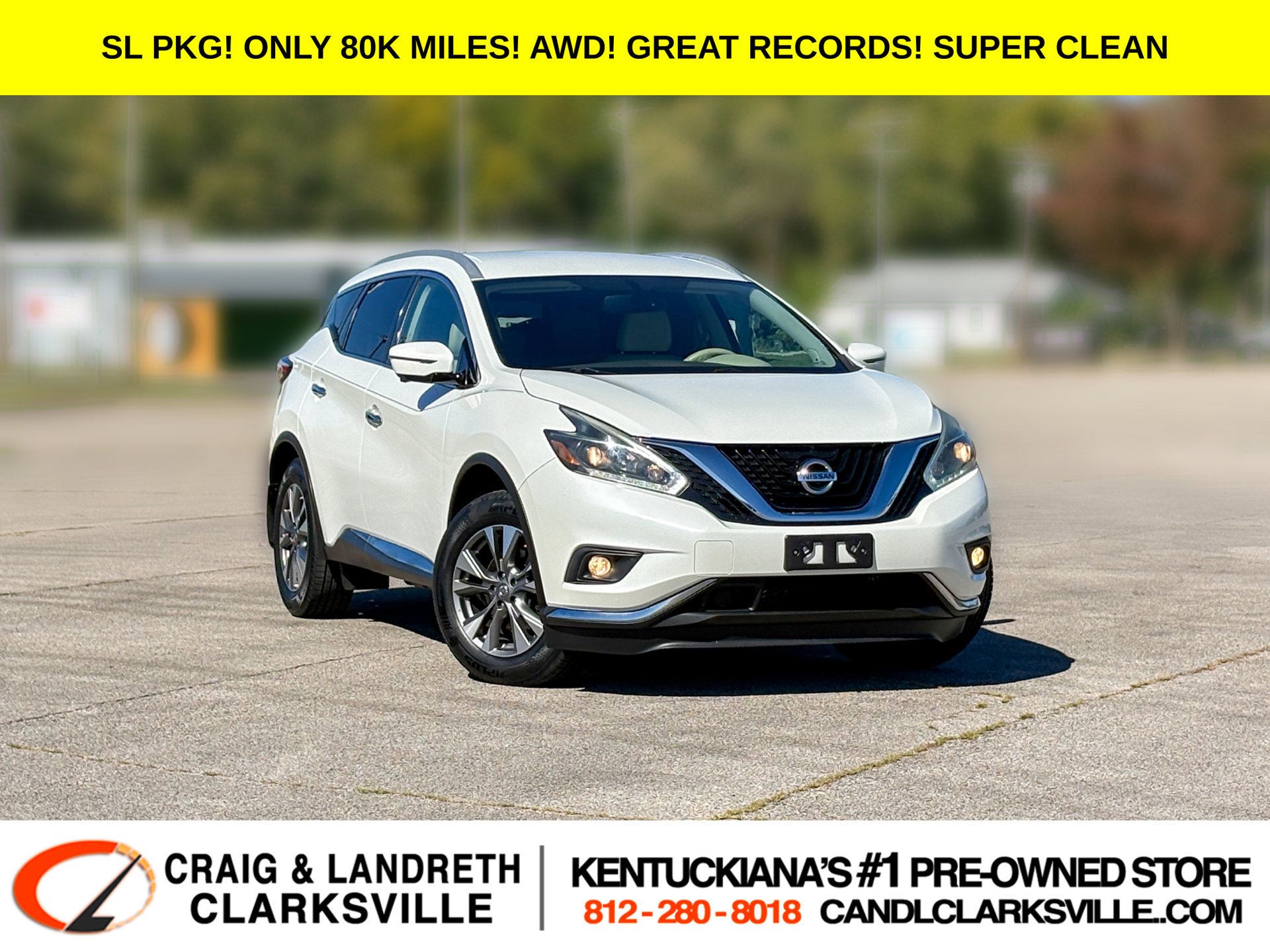Used 2018 Nissan Murano SL AWD/4WD image 1