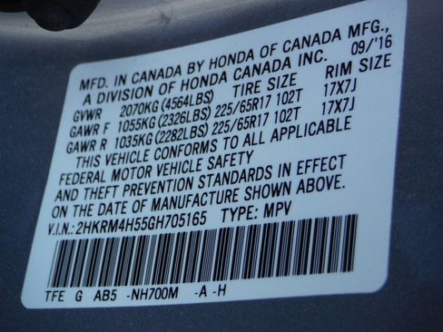 Used 2016 Honda CR-V EX image 37