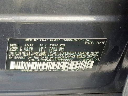 Used 2017 Subaru Legacy 2.5i Premium image 28