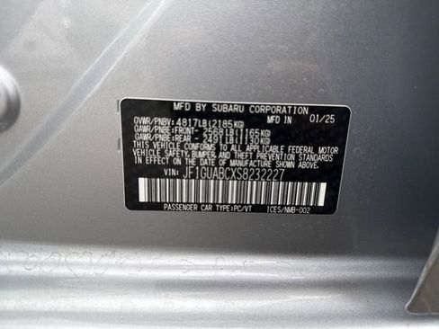 Used 2025 Subaru Impreza 2.0i AWD/4WD image 18