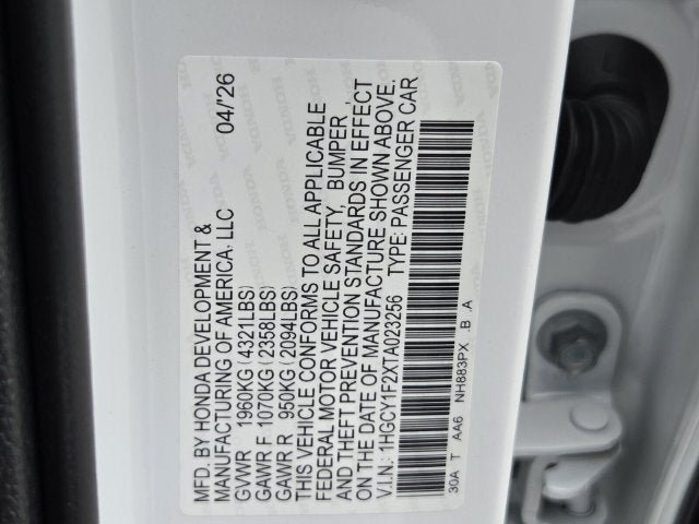 New 2026 Honda Accord LX image 15