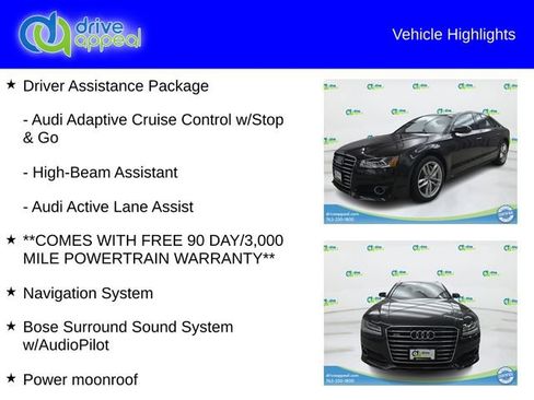 Used 2017 Audi A8 L 4.0T w/ Driver Assistance Package AWD/4WD image 12