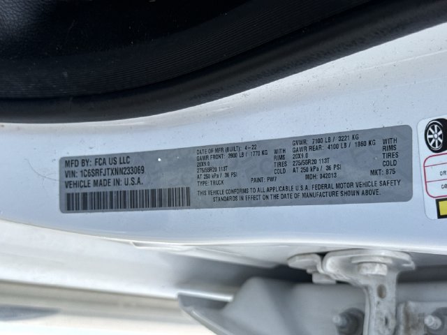 Used 2022 RAM 1500 Laramie AWD/4WD image 34
