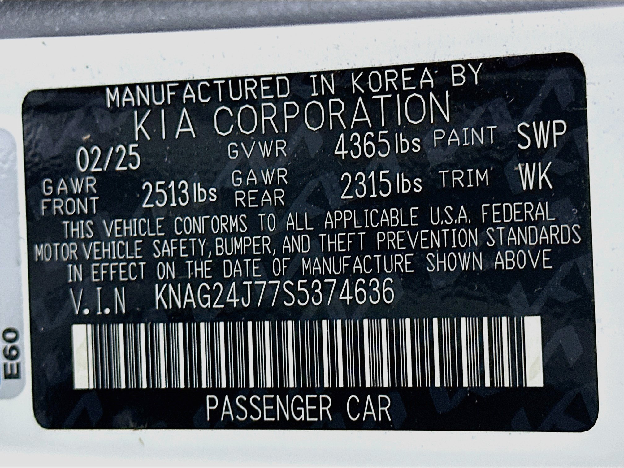 Used 2025 Kia K5 LXS FWD image 12