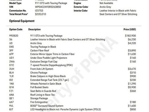 Used 2024 Porsche 911 GT3 Touring w/ Chrono Package image 5