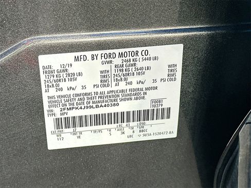 Used 2020 Ford Edge SEL w/ Convenience Package image 27