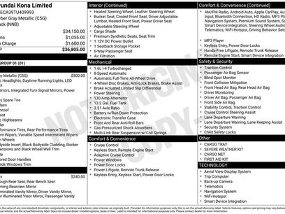 New 2026 Hyundai Kona Limited