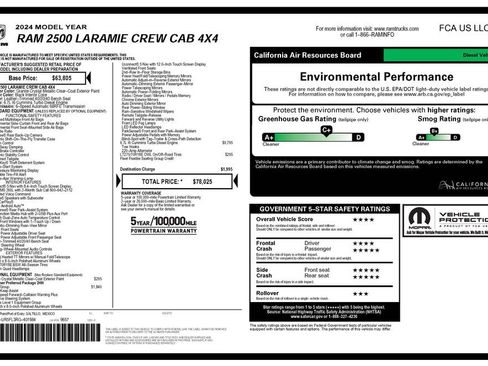 Certified 2024 RAM 2500 Laramie w/ Safety Group image 2
