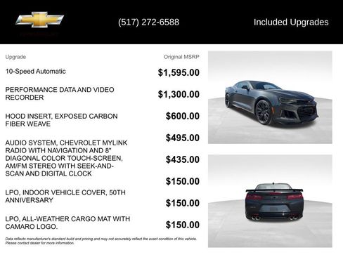 Used 2017 Chevrolet Camaro ZL1 image 5