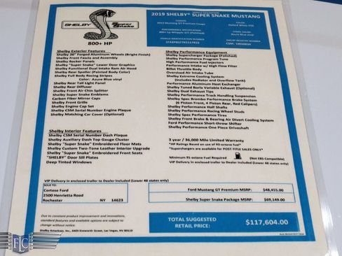 Used 2019 Ford Mustang GT Premium w/ GT Performance Package image 51