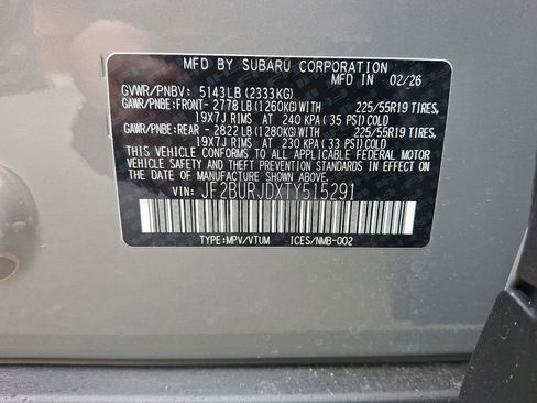 New 2026 Subaru Outback Touring XT AWD/4WD image 18