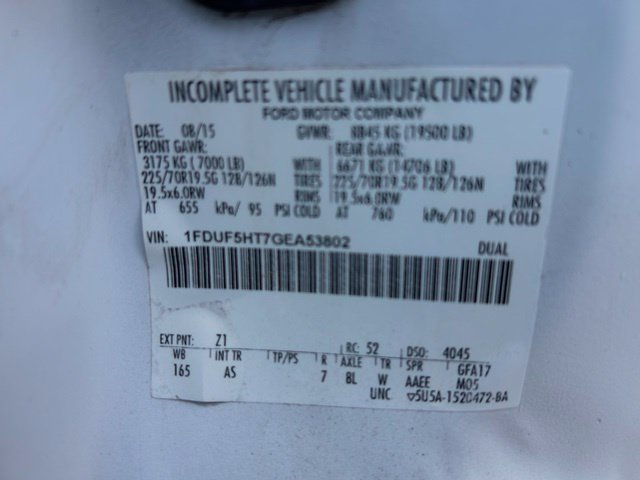 Used 2016 Ford F550 4x4 Regular Cab Super Duty image 29